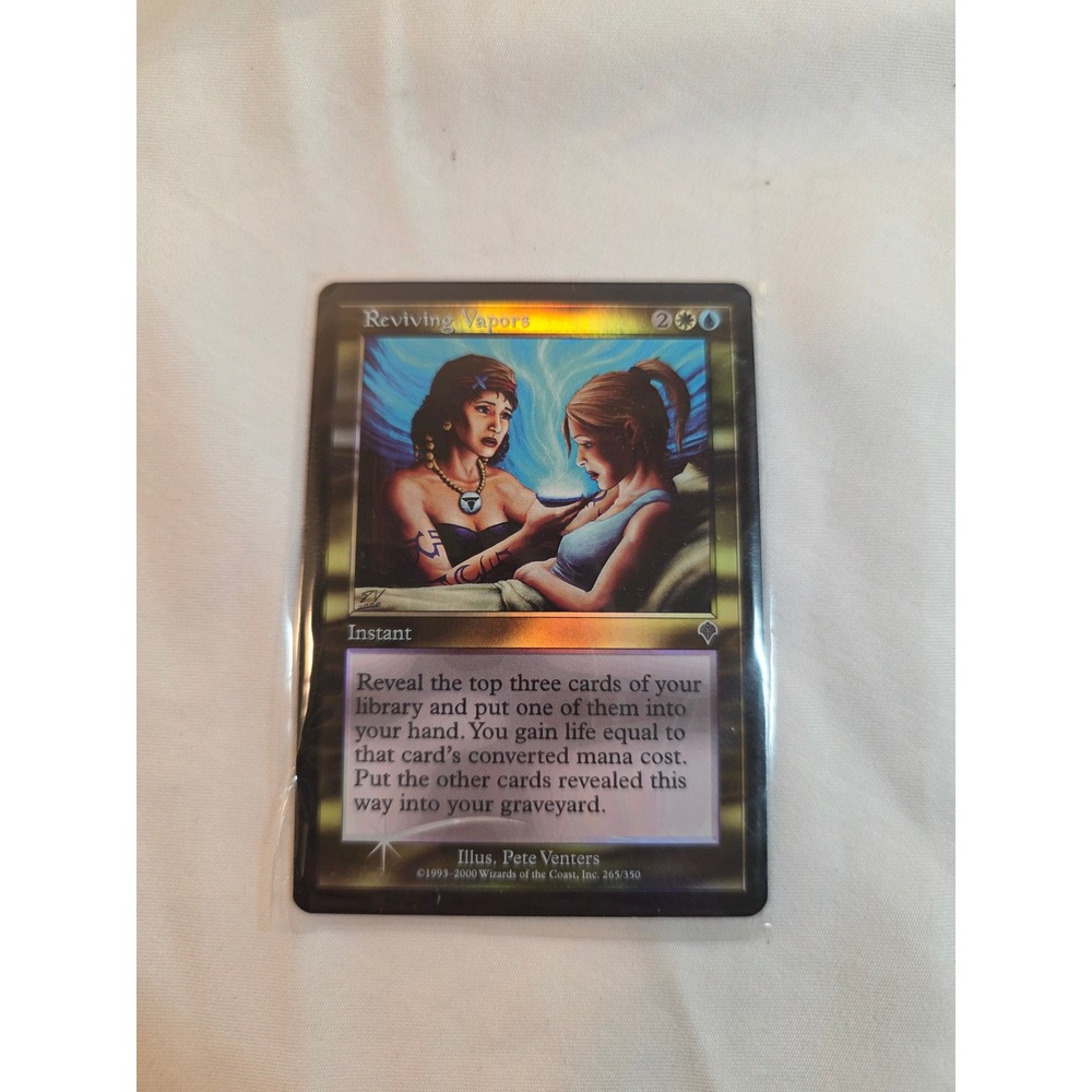 Magic The Gathering Reviving Vapors Foil Invasion MTG Trading Card 265/350